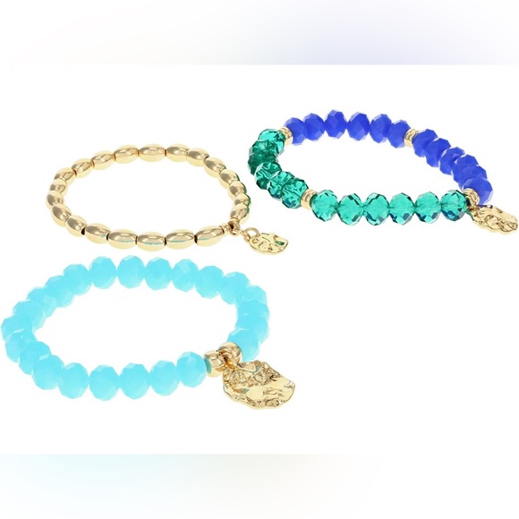 Lilly Pulitzer Mermaid Grotto Bracelet Set - Picture 2 of 3